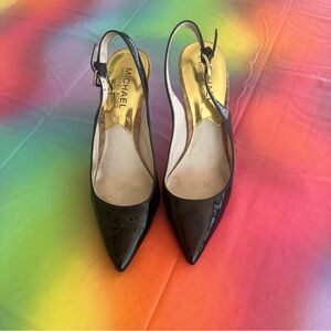 Michael Kors Patent Leather Slingback